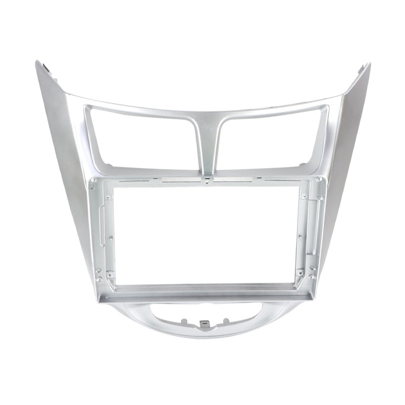 9.5" Radio Frame for Hyundai Verna 2010-2016 Black/Silver