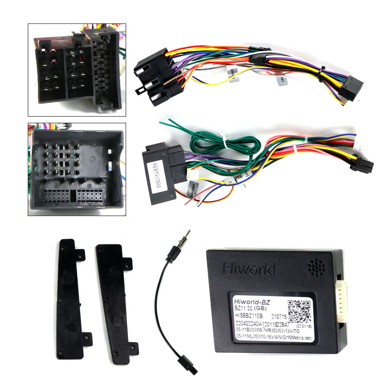 9.5" Radio Frame for Mercedes-Benz C-Class W203 2005-2009