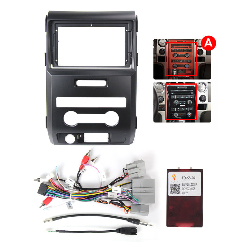 9.5" Radio Frame for Ford F-150/Raptor 2008-2014 (A/B)