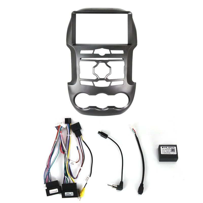 9.5" Radio Frame for Ford Ranger 2012-2014 Grey