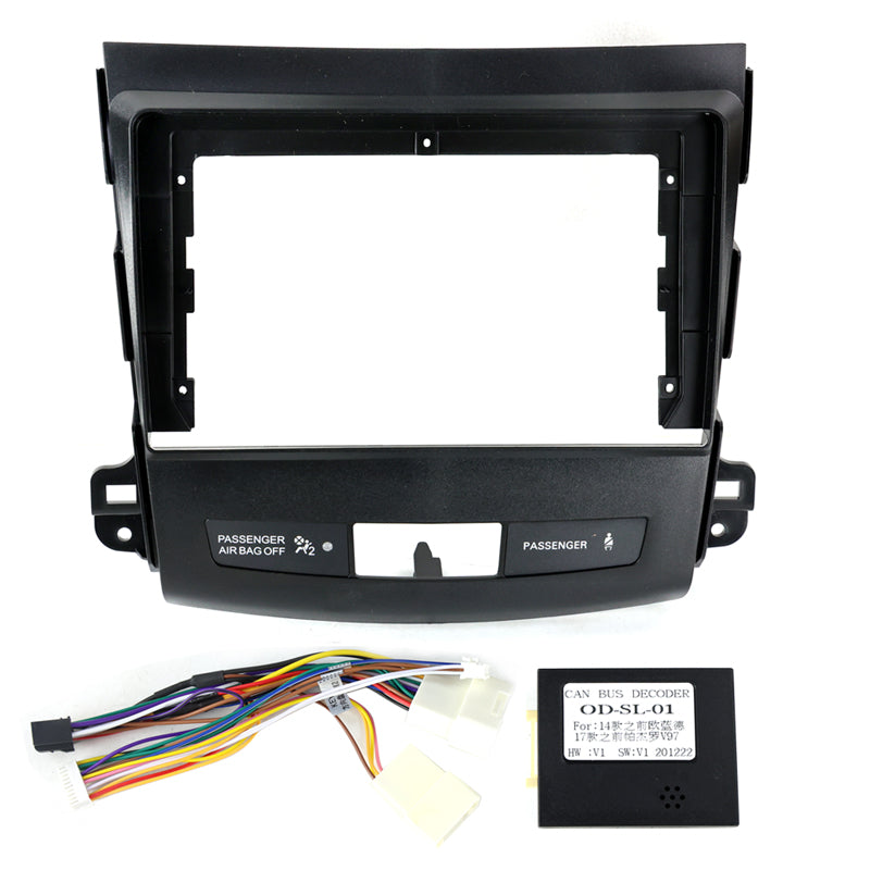 9.5" Radio Frame for Mitsubishi Outlander 2005-2011 (CANBUS)