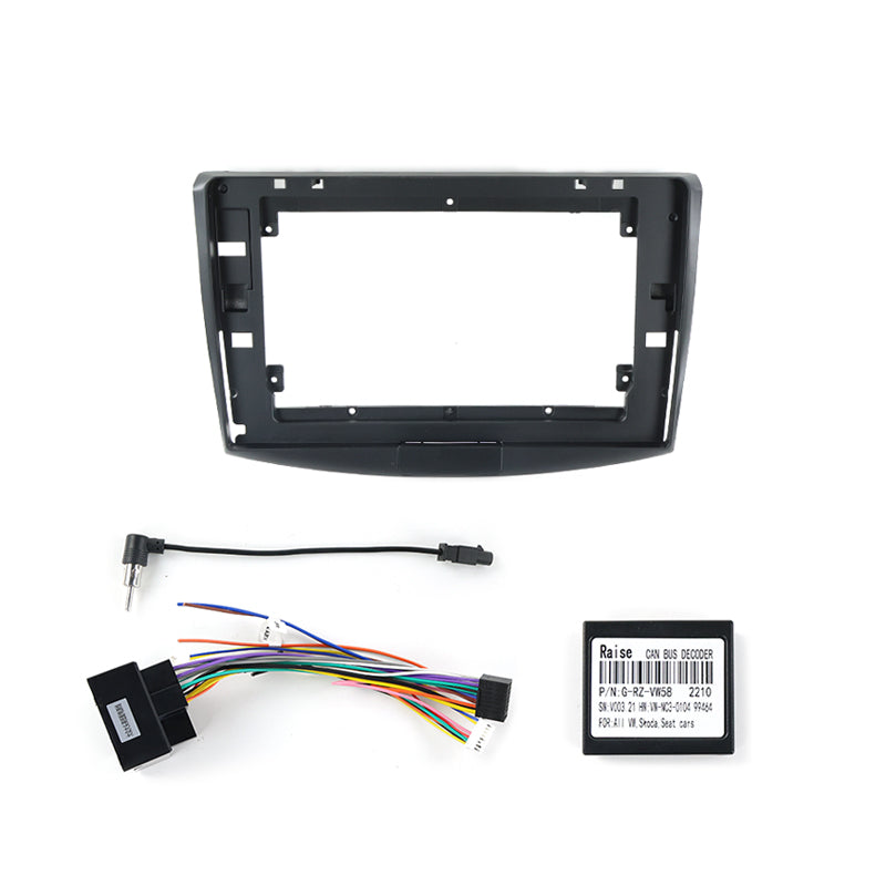 10.36" Radio Frame for Volkswagen Magotan/Passat B6 B7 2011-2015(Black)