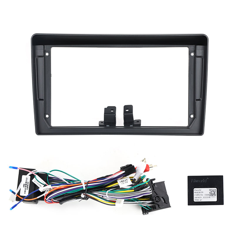 9.5" Radio Frame for Peugeot 407 2004-2008 Black