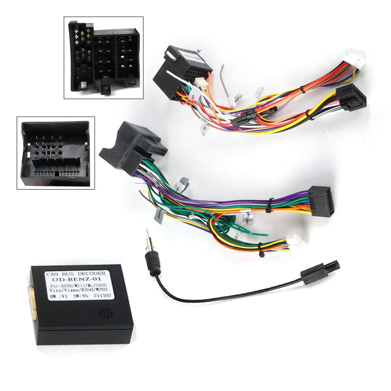 9.5" Radio Frame for Mercedes-Benz CLK-Class W209 2002-2004