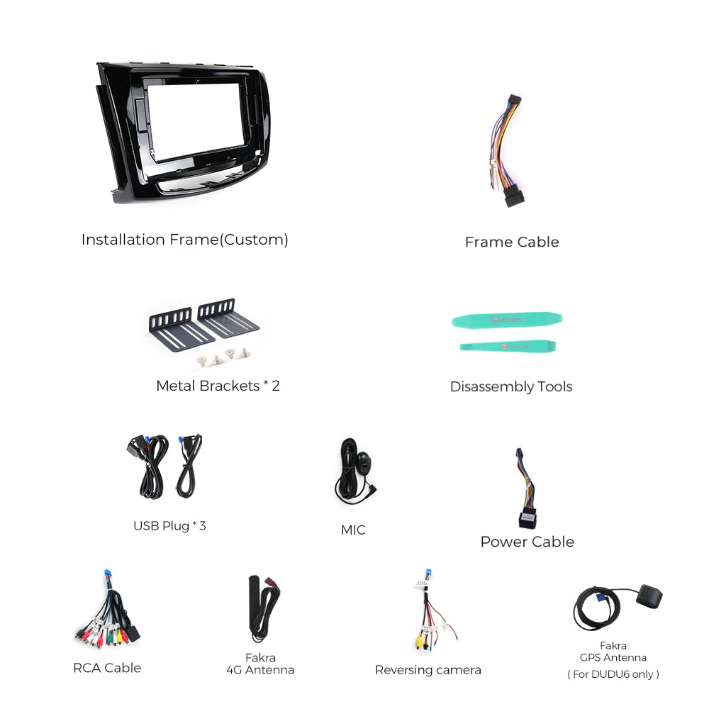 DUDU 6 Installation Wiring Kit (Without CANBUS)