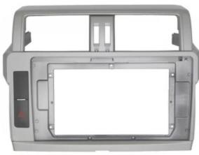 10.36" Radio Frame for Toyota Land Cruiser Prado 150 2013–2017
